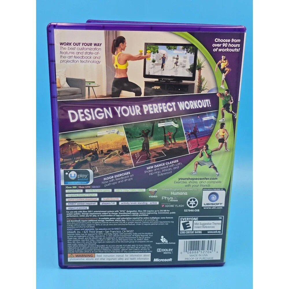Your Shape: Fitness Evolved 2012 (Microsoft Xbox 360)